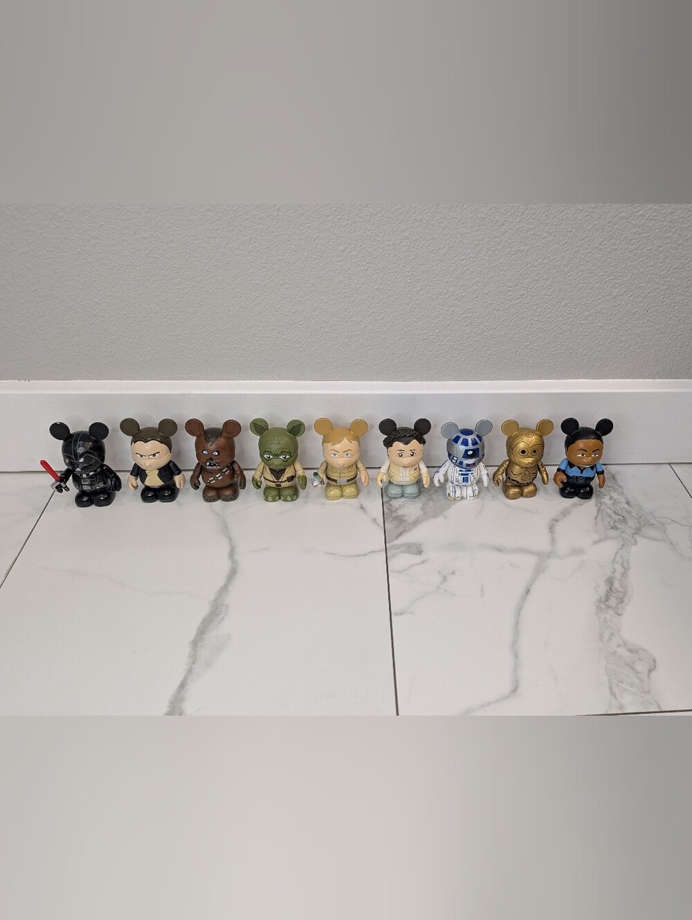 Star Wars Disney Character Vinylmation Figures Set - Mixed Characters